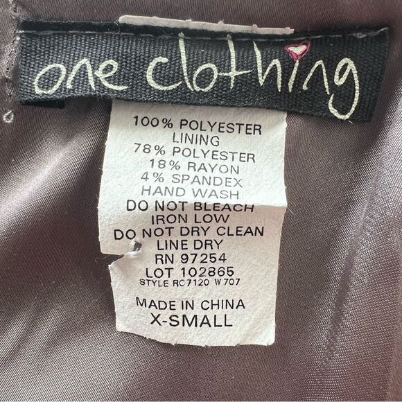 NWOT One Clothing Gray Blouson Black Skirt Mini Dress‎ - XS - Picture 10 of 13